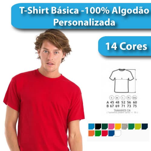 T-SHIRT BÁSICA - Vinil Flex T-SHIRT BÁSICA - Vinil Flex