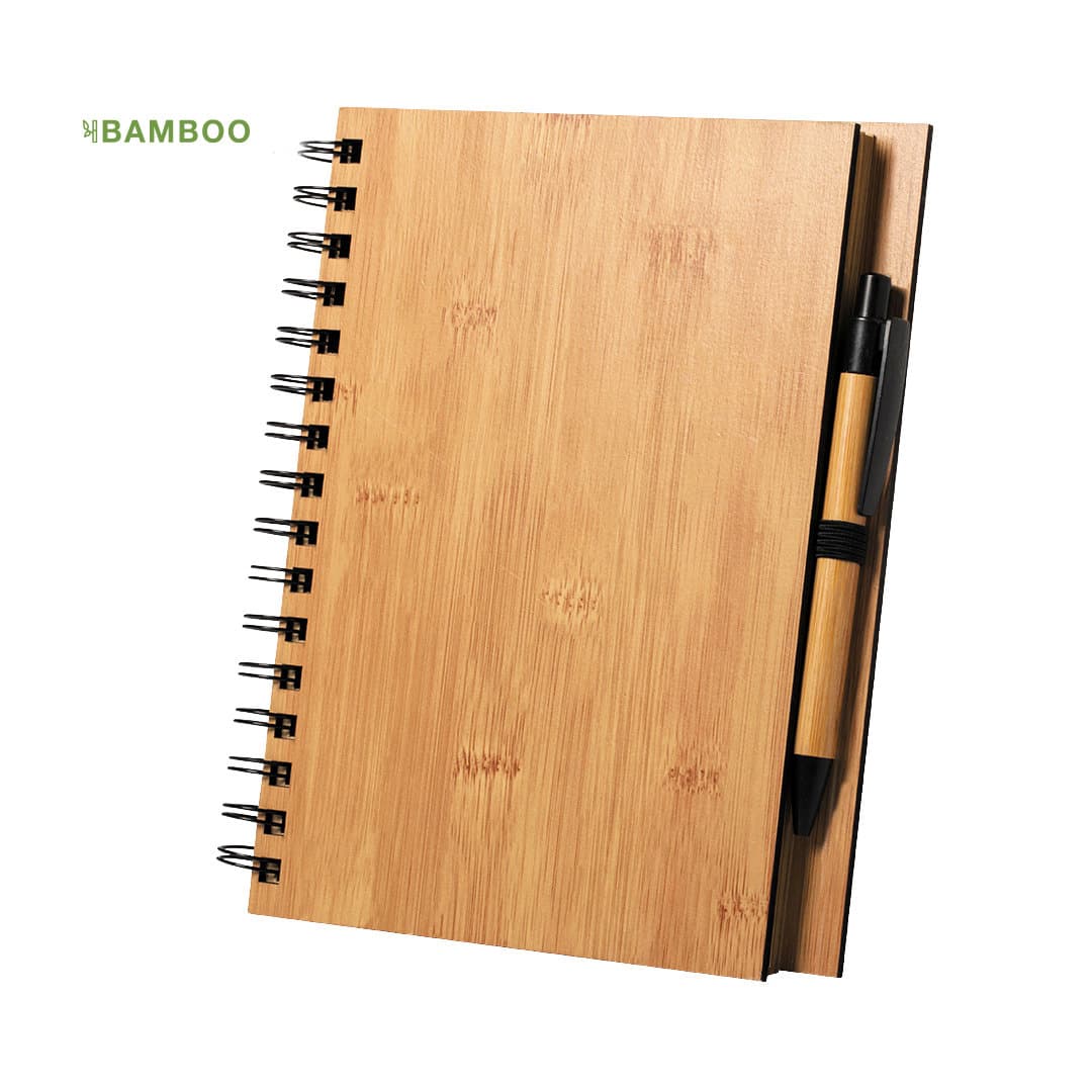 Caderno A5 em Bambu