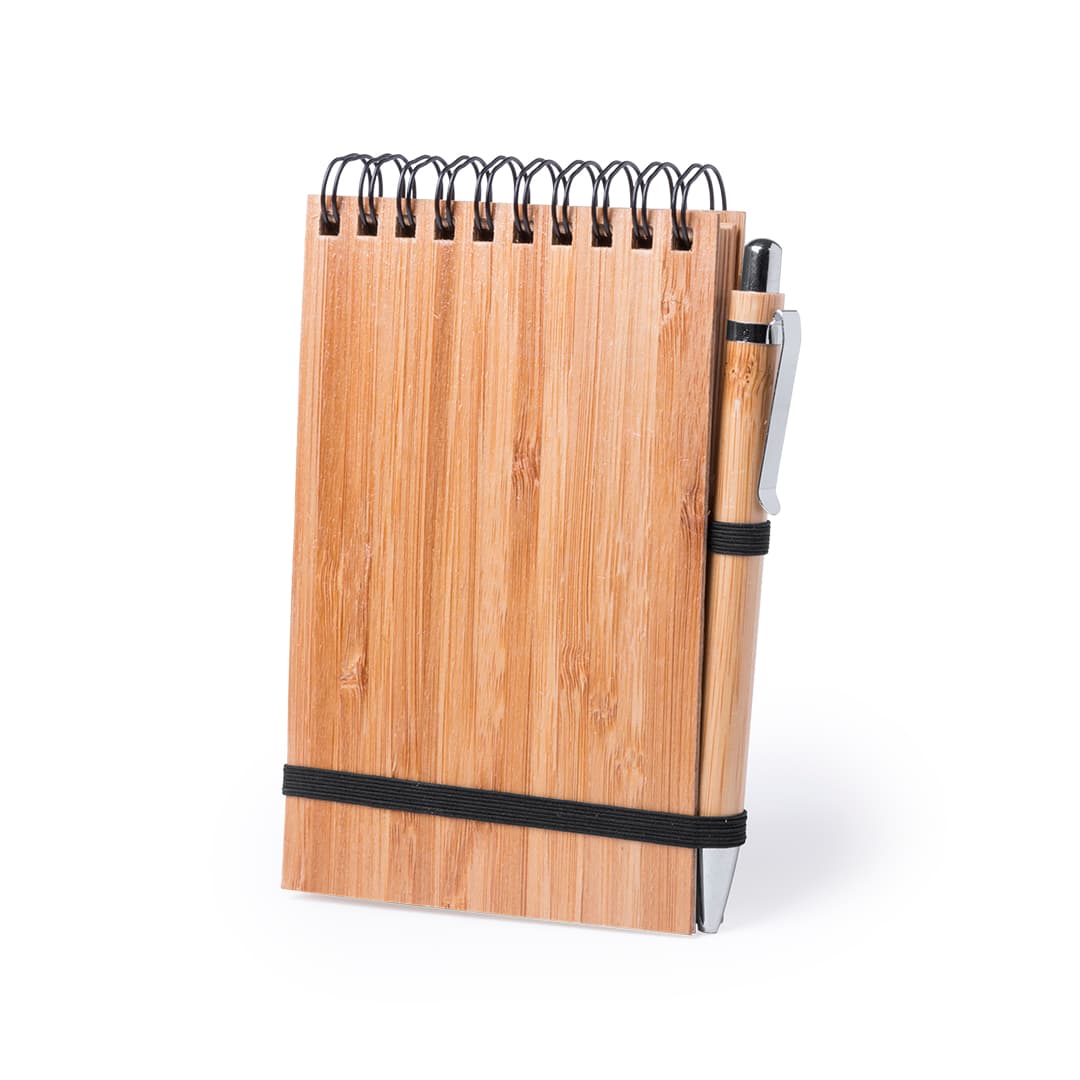 Bloco de Bambu c/Caneta