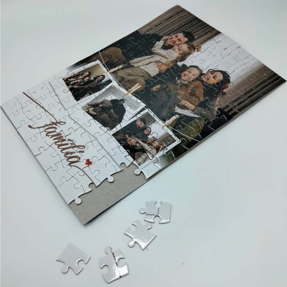 Puzzle A4 126 Peças C/Caixa de Madeira Puzzle A4 126 Peças C/Caixa de Madeira