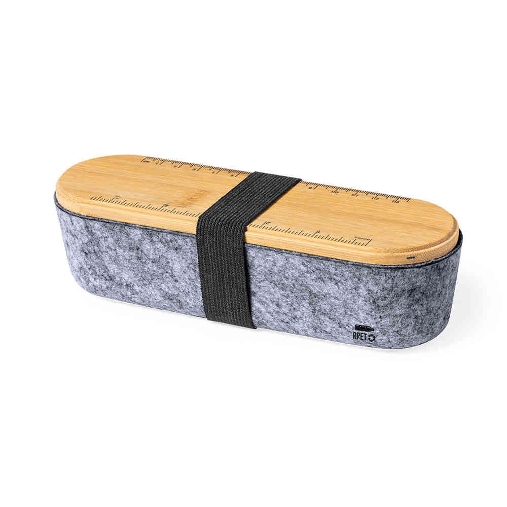 Estojo com elastico em Bambu Estojo com elastico em Bambu