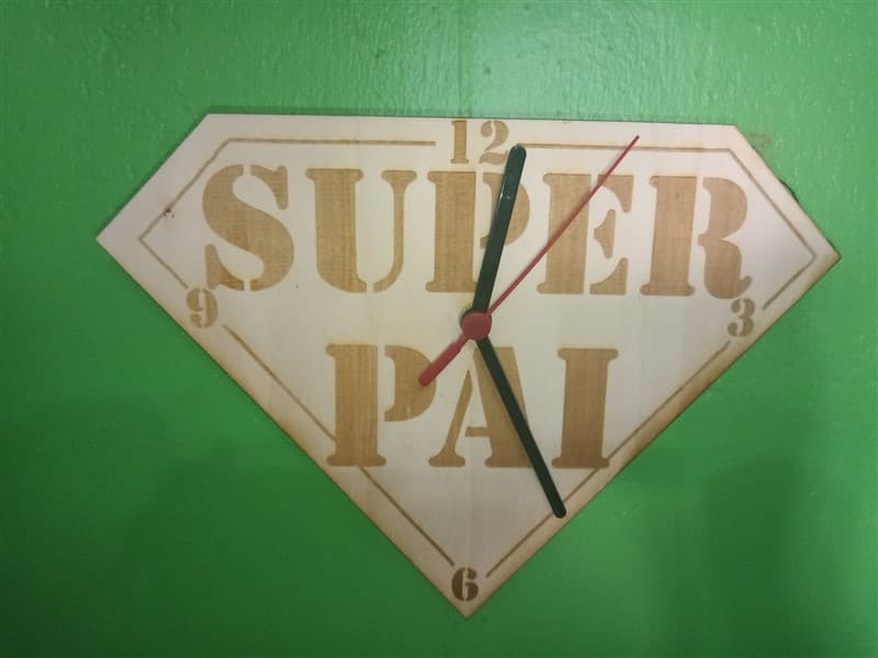 Relogio Super Pai Relogio Super Pai