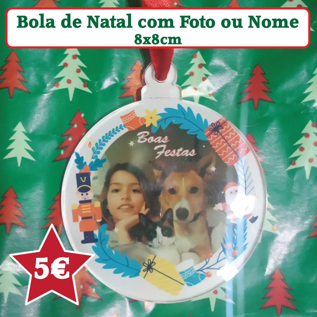 Bola Natal Acrilico Bola Natal Acrilico