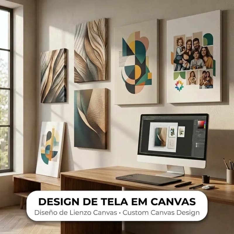 Design de Tela em Canvas - Kosmotec Design artístico de tela em canvas por Cristel Santos Kosmotec Alcanena